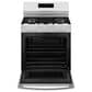 GE Appliances 30" Freestanding Gas Range with 5 Burners in White, , large
