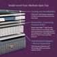 Beautyrest World Class Level Four Hybrid Medium Apex Top Full Mattress, , large