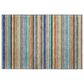 Dalyn Rug Company Soft Essentials Striped Jewel 1"8" x 2"6" Indoor/Outdoor Area Rug, , large