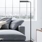 Cal Lighting Delray Floor Lamp in Charcoal Grey, , large