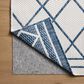 Loloi Easton Ivory and Denim 2"3" x 3"9" Indoor/Outdoor Area Rug, , large