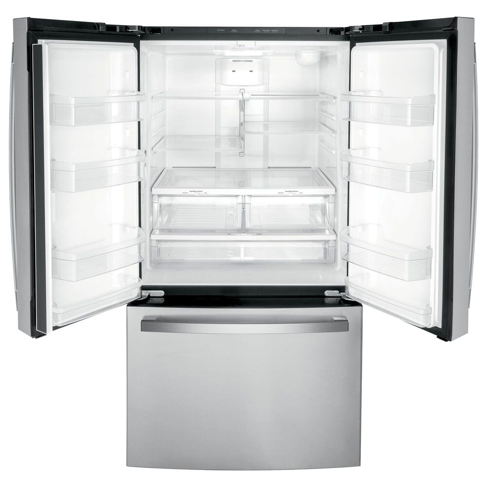 GE Appliances 27.0 Cu. Ft. Fingerprint Resistant French-Door Refrigerator in Stainless Steel, , large