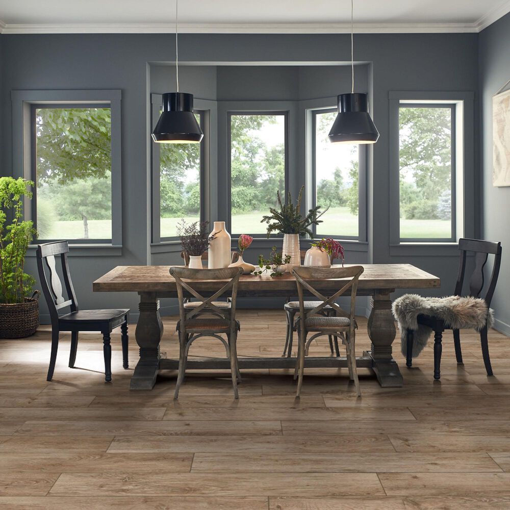 Mannington REALTA Glue Down Scandinavian Oak Nutmeg 7&quot; x 48&quot; Luxury Vinyl Plank, , large