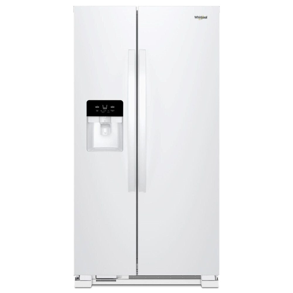Whirlpool 21.4 Cu. Ft. 33" Wide Side-by-Side Refrigerator in White, , large