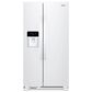 Whirlpool 21.4 Cu. Ft. 33" Wide Side-by-Side Refrigerator in White, , large