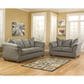 Ashley Darcy Stationary Loveseat in Cobblestone, , large