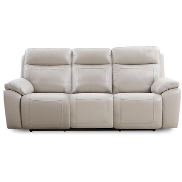 Oxford Furniture Power Reclining Sofa with Power Headrest in Toronto Oyster, , large