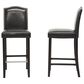 Baxton Studio Libra Bar Stool in Black (Set of 2), , large
