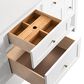 James Martin Vanities Breckenridge 72" Double Bathroom Vanity in Bright White with 3 cm Eternal Marfil Quartz Top and Rectangular Sinks, , large