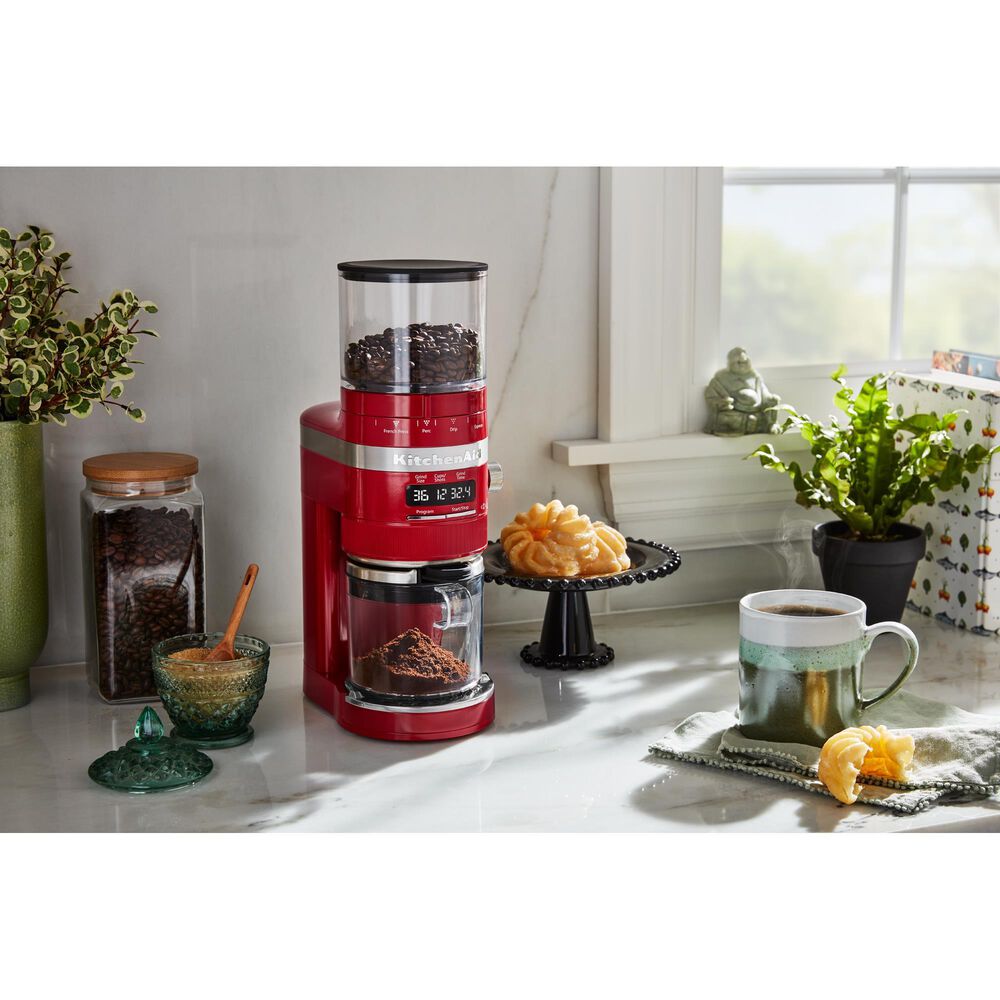 KitchenAid Burr Coffee Grinder in Empire Red, , large