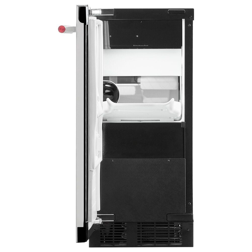 KitchenAid 15&#39;&#39; Automatic Ice Maker in PrintShield Stainless, , large