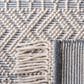Safavieh Natura NAT852A 10" x 14" Ivory and Grey Area Rug, , large