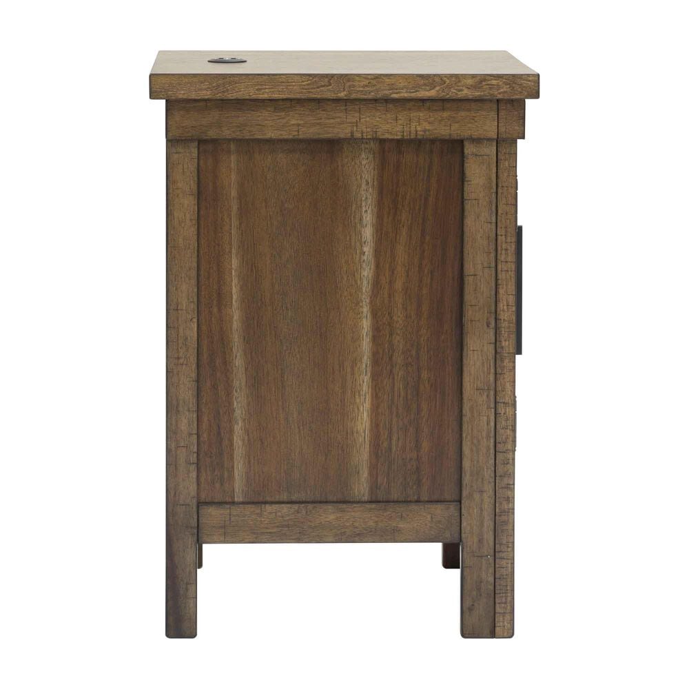 Ashley Moriville Chairside Table in Grayish Brown, , large