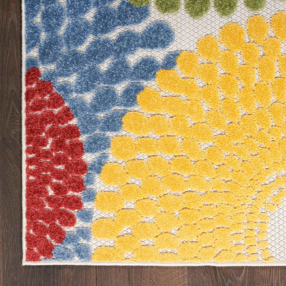 Nourison Aloha Geometric 3&#39;6&quot; x 5&#39;6&quot; Multicolor Indoor/Outdoor Area Rug, , large