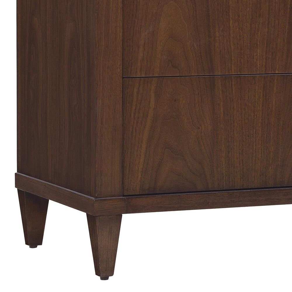 Hooker Furniture Archives 3-Drawer Nightstand in Walnut with USB Port, , large