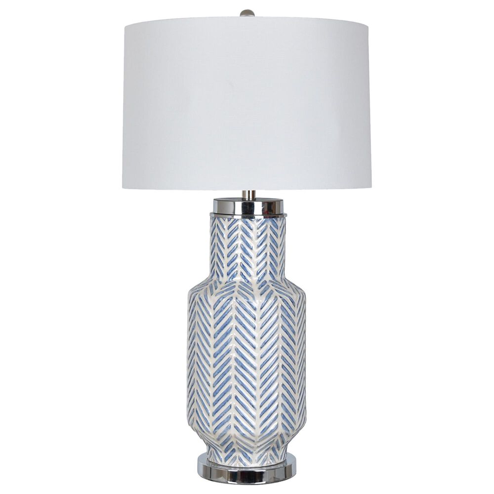 Crestview Collection Fullbright Table Lamp in Blue, , large