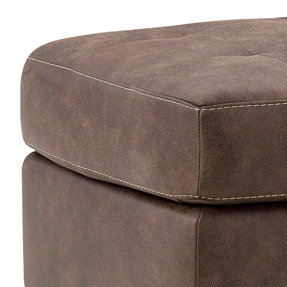 Ashley Maderla Ottoman in Walnut Brown, , large