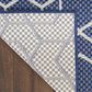 Nourison Horizon HOZ01 Navy 5" x 7" Indoor/Outdoor Area Rug, , large