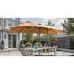 HOMLUX 15" Outdoor Market Umbrella with Sandbags Base in Khaki, , large