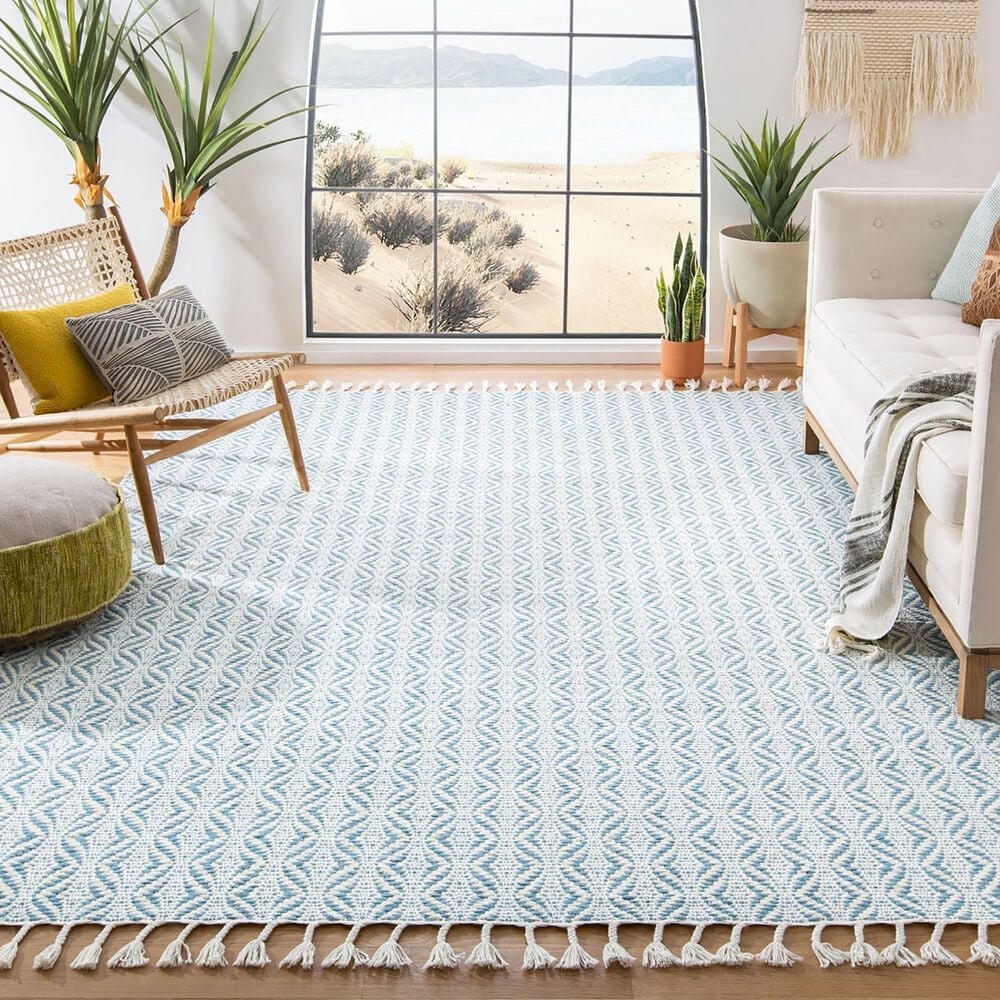 Safavieh Natura NAT153M 9&#39; x 12&#39; Blue Area Rug, , large