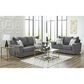 Ashley Stairatt Stationary Sofa and Loveseat Set in Gravel, , large