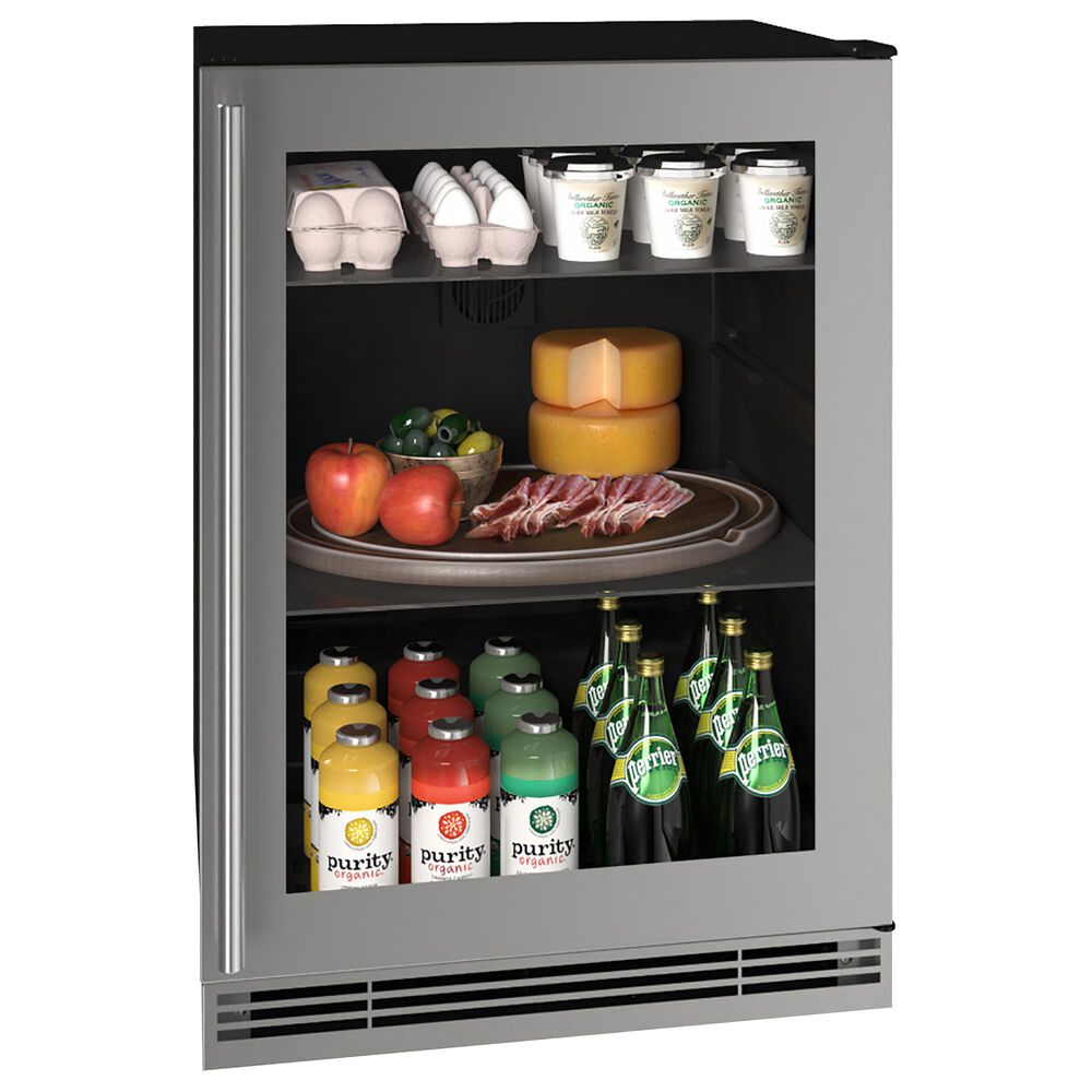 U-Line 5.7 Cu. Ft. Built-in Refrigerator in Stainless Frame, , large