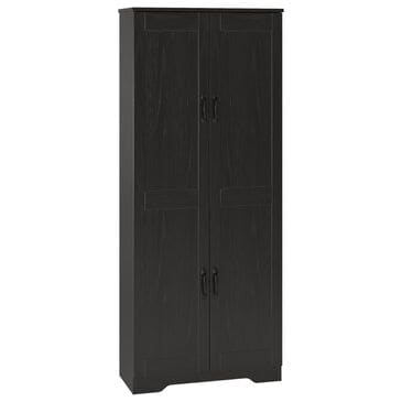 GARVEE 60" Kitchen Pantry Cabinet in Black, , large