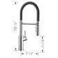 Blanco Catris Flexo Semi-Pro 1.5 GPM Kitchen Faucet - Chrome, , large