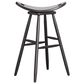 Fleming Furniture Co. Saddle Swivel Stool in Onyx, , large