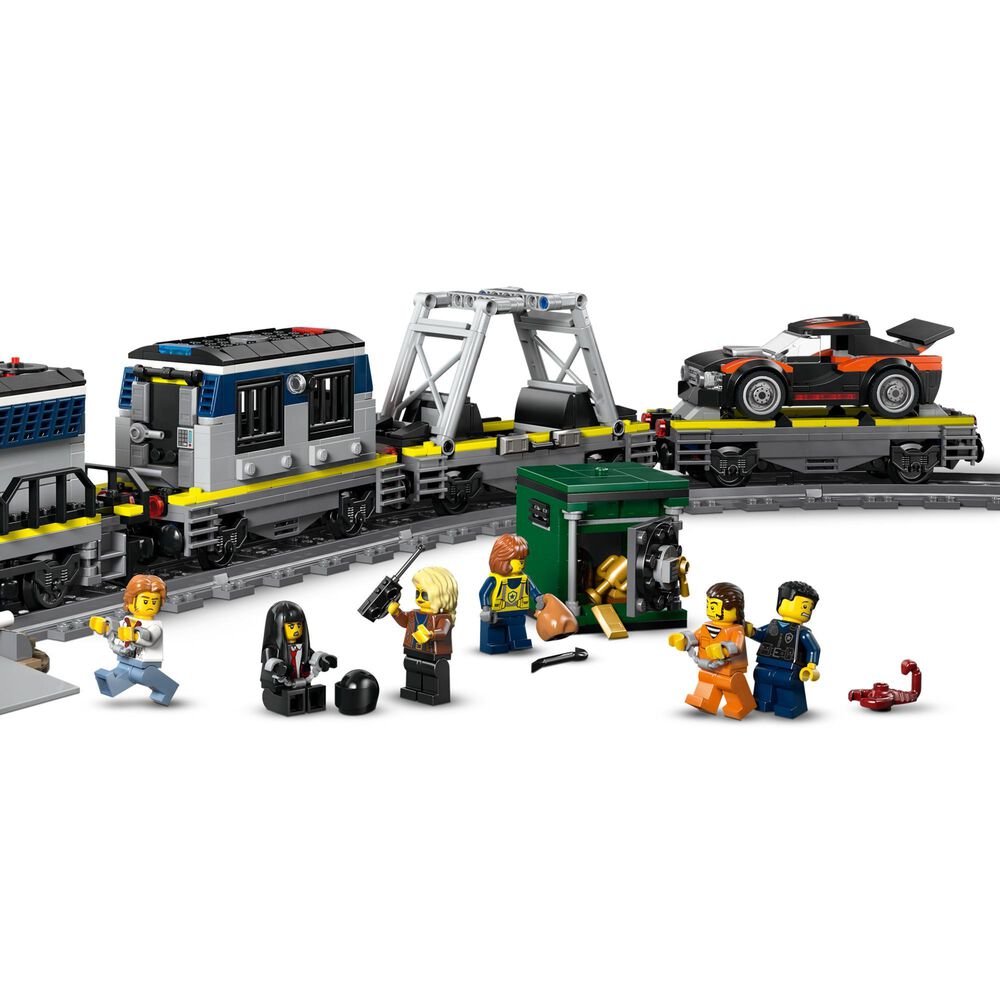 LEGO City Police Train Heist Building Set, , large