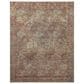 Amber Lewis x Loloi Billie 2"3" x 3"9" Aqua and Rust Area Rug, , large