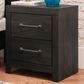 Ashley Hollivern 2-Drawer Nightstand in Dark Gray, , large