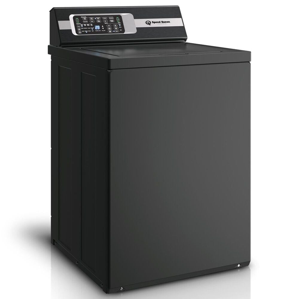 Speed Queen 3.2 Cu. Ft. Top Load Washer and 7 Cu. Ft. Electric Dryer Laundry Pair in Matte Black, , large