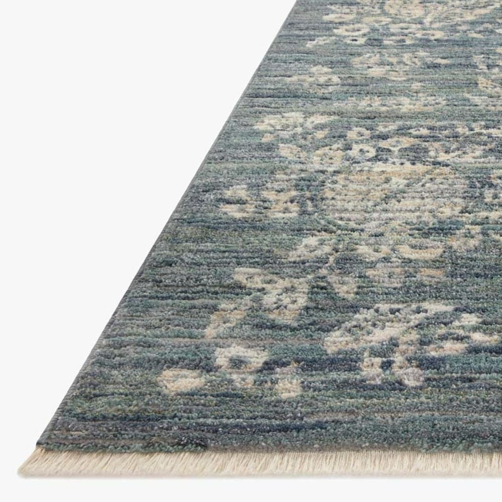 Rifle Paper Co. x Loloi Provence 2&#39;6&quot; x 10&#39; Therese Indigo Runner, , large