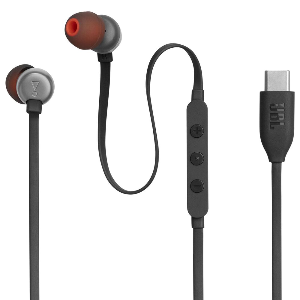 JBL Tune 310C USB Wired In-Ear Headphones in Black, , large