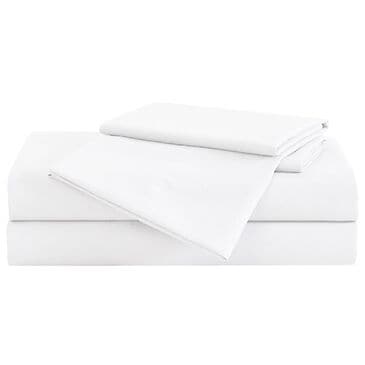 Pem America London Fog Garment Wash 4-Piece Queen Sheet Set in White, , large