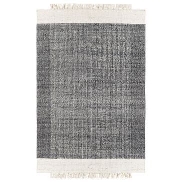Surya Reliance RLI-2303 5" x 7"6" Black and Ivory Area Rug, , large