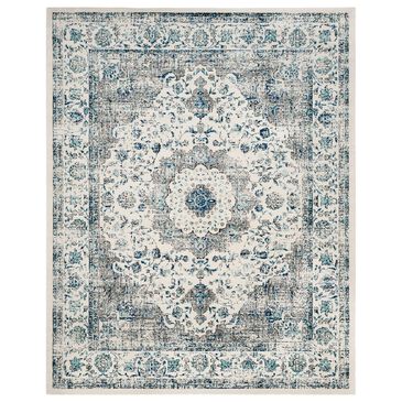 Safavieh Evoke EVK220D 10" x 14" Grey and Ivory Area Rug, , large