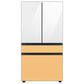 Samsung Bespoke 4-Door French Door Refrigerator Middle Panel in Sunrise Yellow Glass, , large