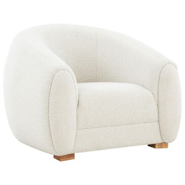 Safavieh Charlie Accent Chair in Ivory, , large