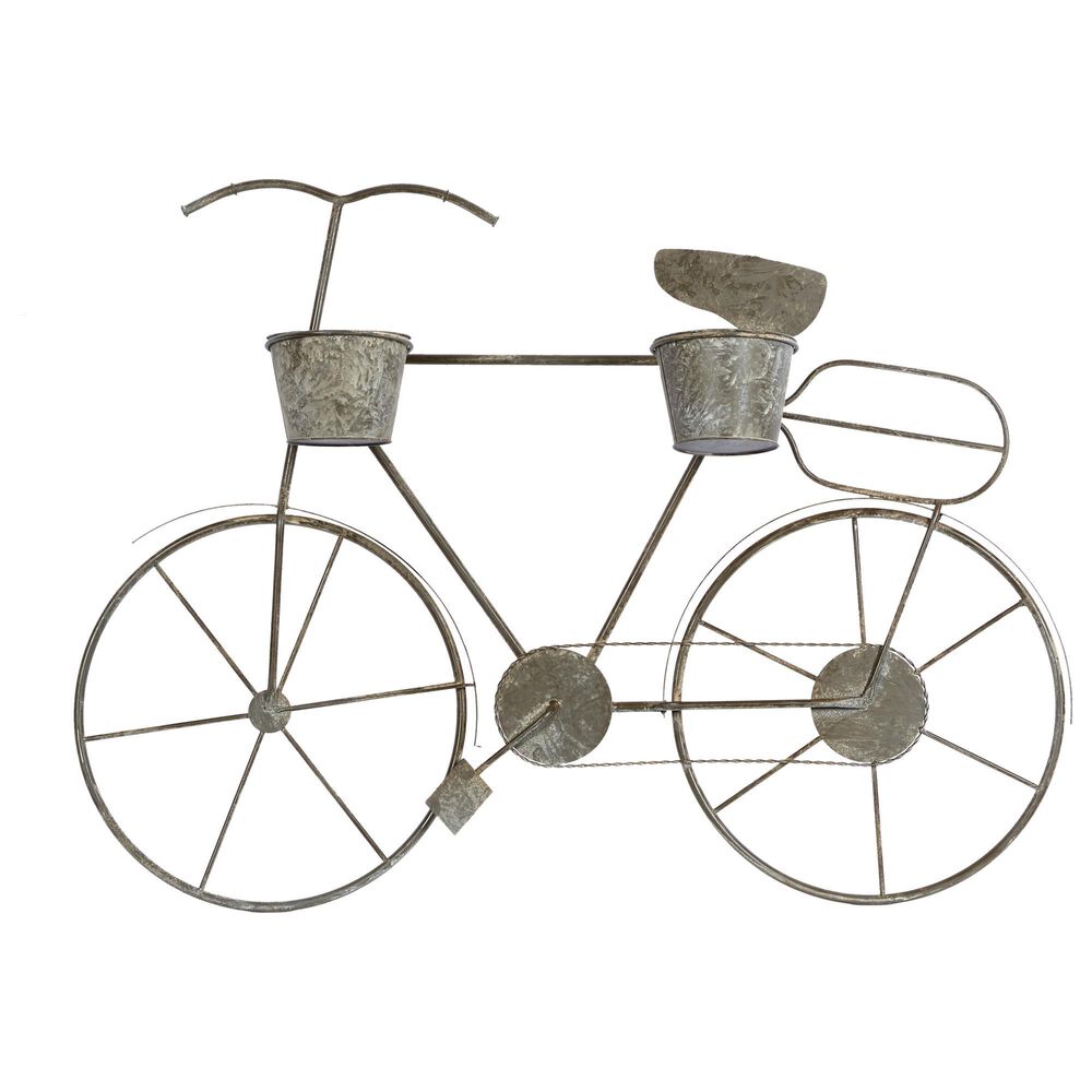 Maple and Jade 34" Farmhouse Metal Planter in Gray, , large