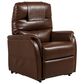 Lounge Destin Comfort Zone 1 Power Lift Recliner with Power Headrest in Chestnut, , large