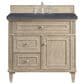 James Martin Vanities Lorelai 36" Single Vanity in Whitewashed Oak with 3 cm Charcoal Soapstone Quartz Top, , large