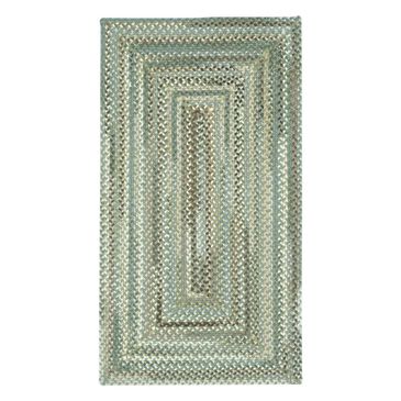 Capel Bear Creek 0980-250 3" x 5" Concentric Olive Branch Area Rug, , large