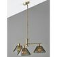 Adesso Zoe 3-Light Chandelier in Antique Brass, , large