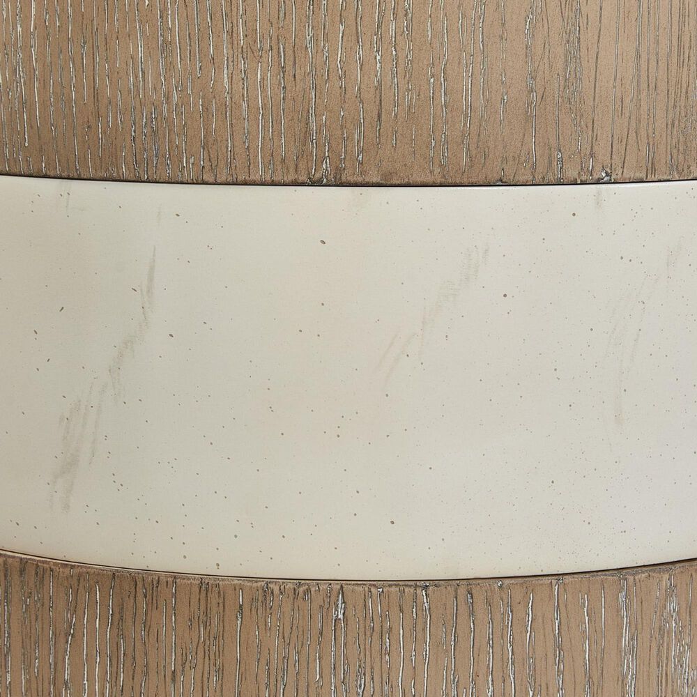 Bernards Furniture Trilogy Spot Table in Warm Toffee and Cream, , large