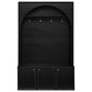 HOMLUX 4-Hook Hall Tree with Entryway Storage Bench in Black, , large