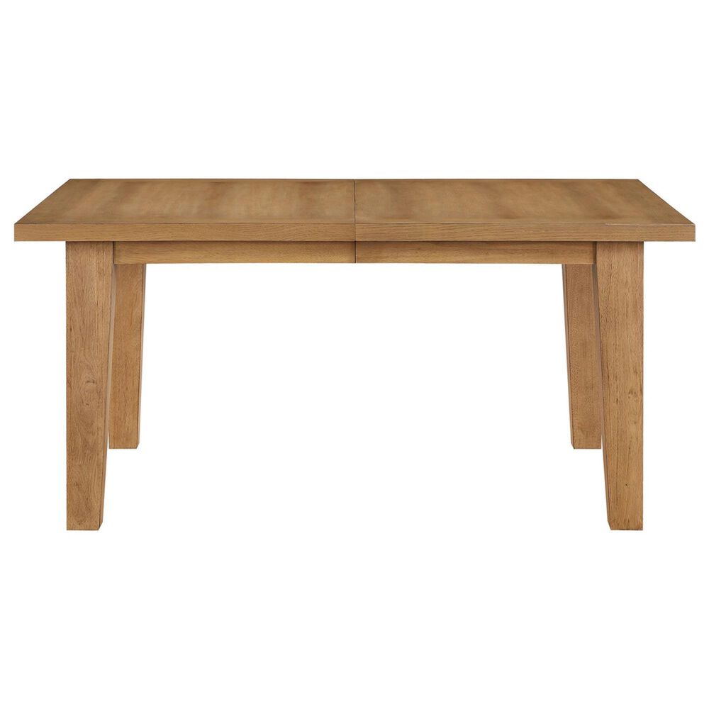 Crystal City Sommerset 7-Piece Rectangular Dining Set in Natural Oak and Black, , large