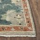 RIZZY Belmont 10" x 14" Light Blue, Beige and Rust Area Rug, , large