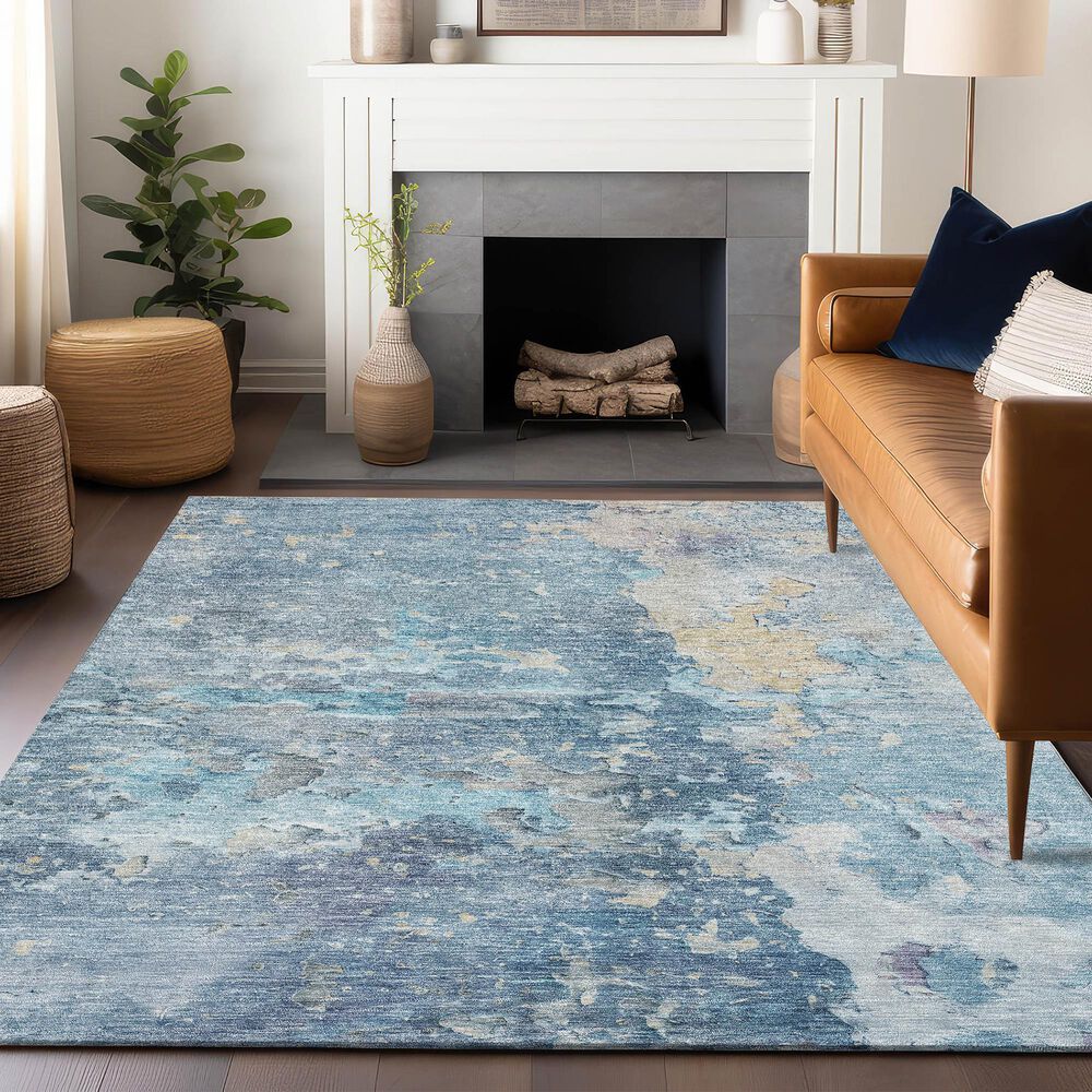 Dalyn Rug Company Ravenna RN3 5&#39; x 7&#39;6&quot; Blue Area Rug, , large